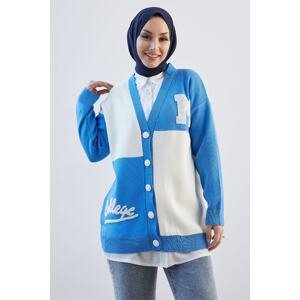 InStyle M College Knitwear Cardigan - Blue