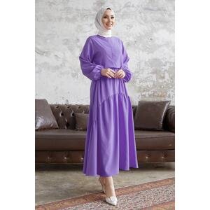 InStyle Merya Tunnel Belted Soft Airobin Dress - Lilac