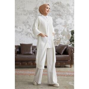 InStyle Farah Loose Sleeve Knitwear Cardigan - White