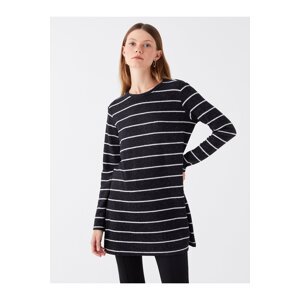 LC Waikiki Women's Crew Neck Striped Long Sleeve Tunic