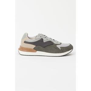 AC&Co / Altınyıldız Classics Men's Khaki-black Casual Sneakers.