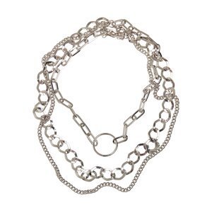 Stříbrný náhrdelník na vrstvení prstenů