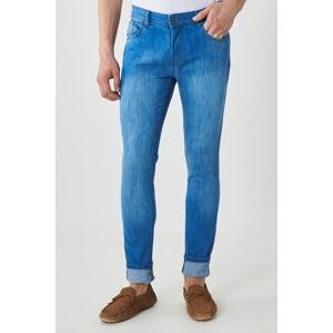AC&Co / Altınyıldız Classics Men's Blue Extra Slim Fit Slim Fit 5 Pocket Pier Denim Jeans Jeans
