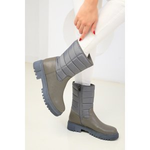 Soho Gray Women's Boots & Booties 18562