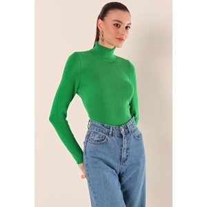 Bigdart 15825 Turtleneck Knitwear Sweater - Green
