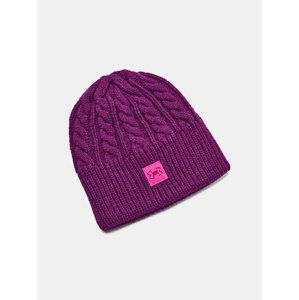 Under Armour Čepice Halftime Cable Knit Beanie-PPL - Dámské