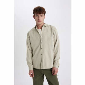 DEFACTO Regular Fit Sensual Long Sleeve Shirt