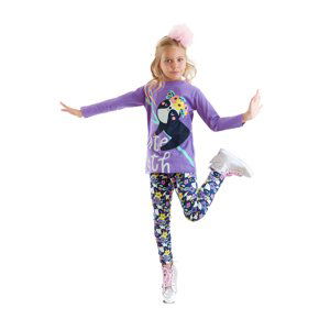 Denokids Sloth Girl Child Tunic Tights Set