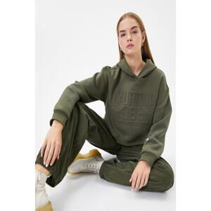 Koton Women's Khaki Sweatshirt