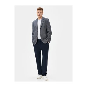 Koton Blazer Jacket Slim Fit Buttoned Pocket Detailed