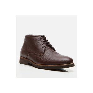 Hotiç Genuine Leather Brown Men's Classic Boots