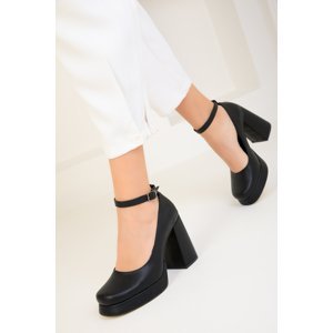 Soho Black Women's Classic Heeled Shoes 18681