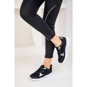 Soho Women's Black-Silver Sneakers 18762