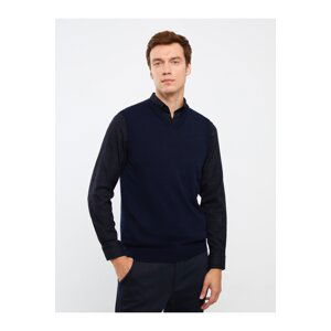 LC Waikiki Standard Mold V-Neck Men's Knitwear Sweater