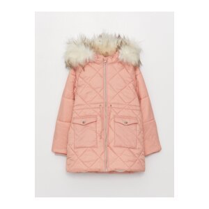 LC Waikiki Hooded Quilted Girl's Coat