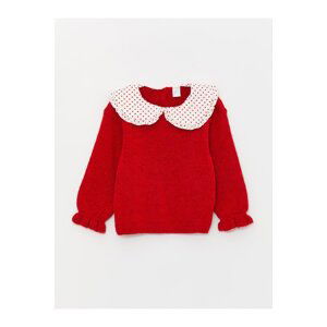 LC Waikiki Baby Girl Basic Long Sleeve Knitwear Sweater