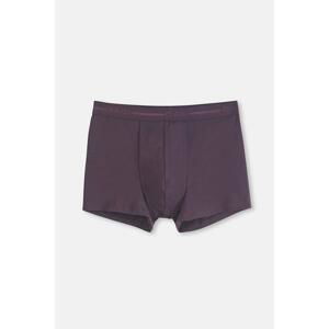 Dagi Brown Cotton Plain Boxers