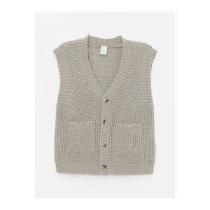 LC Waikiki V-Neck Baby Boy Knitwear Vest