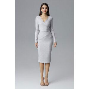 Figl Woman's Dress M637 Grey