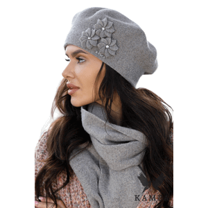 Dámský baret Kamea Kamea_Beret_K.22.020.34_Dark_Beige