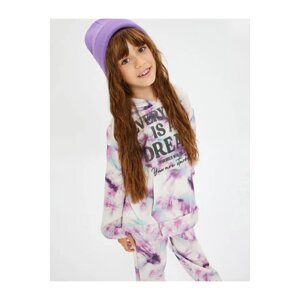 Koton 4wkg10339ak Girls' Sweat Pink Patterned