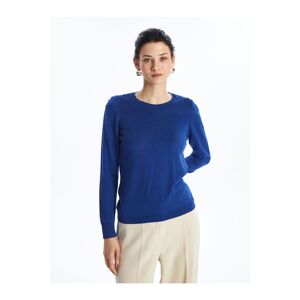 LC Waikiki LCW Crew Neck Self-Patterned Long Sleeve Women's Knitwear Sweater