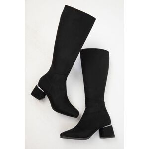 Soho Black Suede Women's Boots 19952