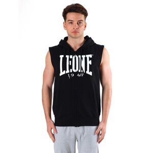 Leone Men's sleeveless hoodie with zipper