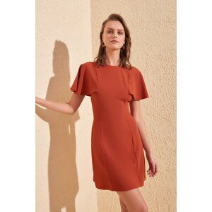 Trendyol Cinnamon Arm Detailed Dress