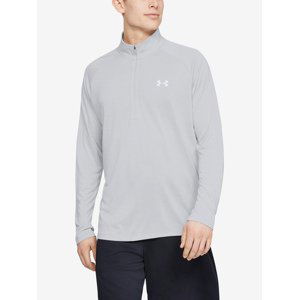 Under Armour Tričko Tech 2.0 1/2 Zip-GRY - Pánské