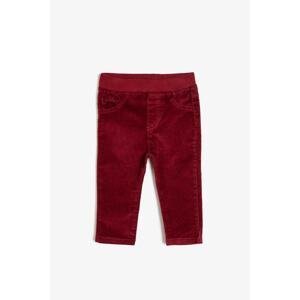 Koton Claret Red Girls' Pants