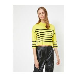 Koton Sweater - Yellow - Regular fit