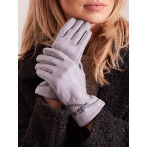 Elegantní šedé rukavice pro ženy