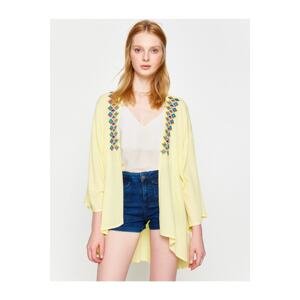 Koton Kimono & Caftan - Yellow - Regular fit