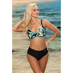 Hanna Nero-Green Swimsuit M-613 (3) Tropics-Black