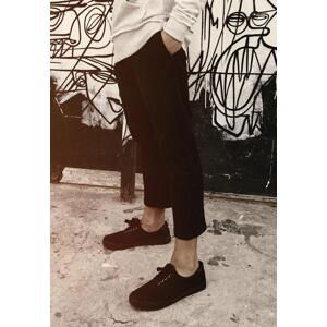 Cropped Terry Pants černé