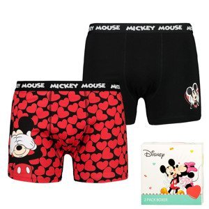 Pánské boxerky Mickey Love 2ks Dárkové balení - Frogies