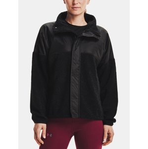 Under Armour Bunda UA Mission Boucle Swacket-BLK - Dámské