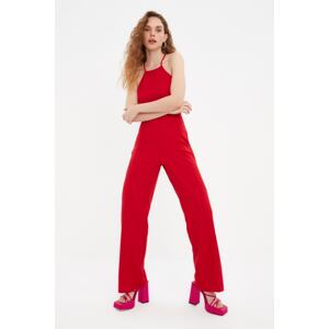 Trendyol Red Halterneck Jumpsuit