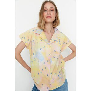 Trendyol Shirt - Yellow - Regular fit