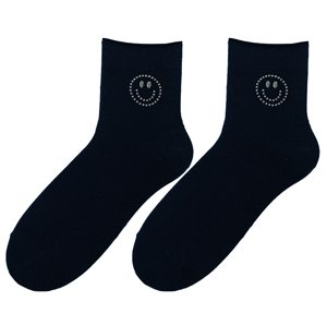 Bratex Woman's Socks DD-023 Navy Blue