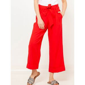 Červené culottes CAMAIEU - Dámské