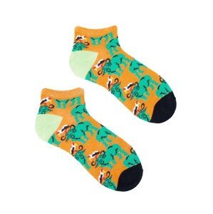 Yoclub Unisex's Ankle Funny Cotton Socks Patterns Colours SKS-0086U-B200
