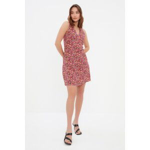 Trendyol Red V-Neck Woven Dress