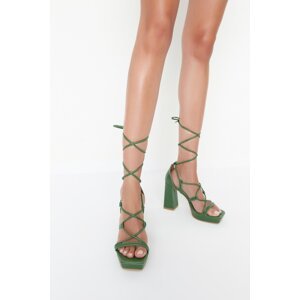 Trendyol Green Platform Women's Classic Heeled Shoes