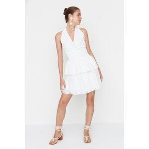 Trendyol White Gippe Dress
