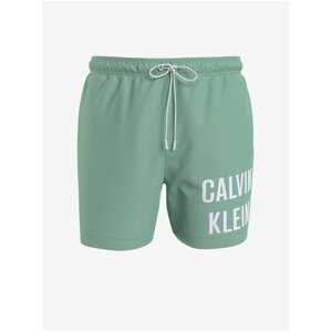 Světle zelené pánské plavky Calvin Klein Underwear - Pánské