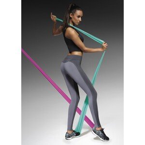 Bas Bleu Sports leggings VICTORIA two-tone made of combined materials