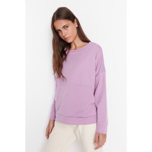 Trendyol Sweatshirt - Lilac - Regular fit
