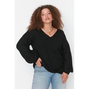 Trendyol Curve Black Knitwear Sweater